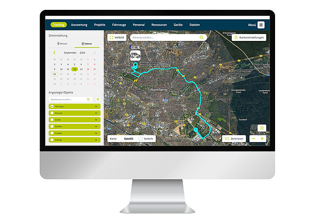 geoCapture Fahrzeugortung Werkzeugortung